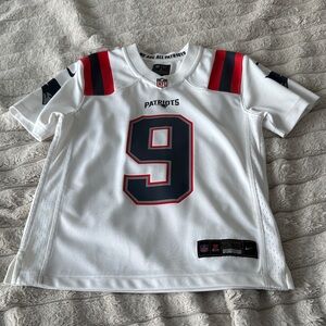 Nike New England Patriots Judon Youth Small White and Red NFL Jersey